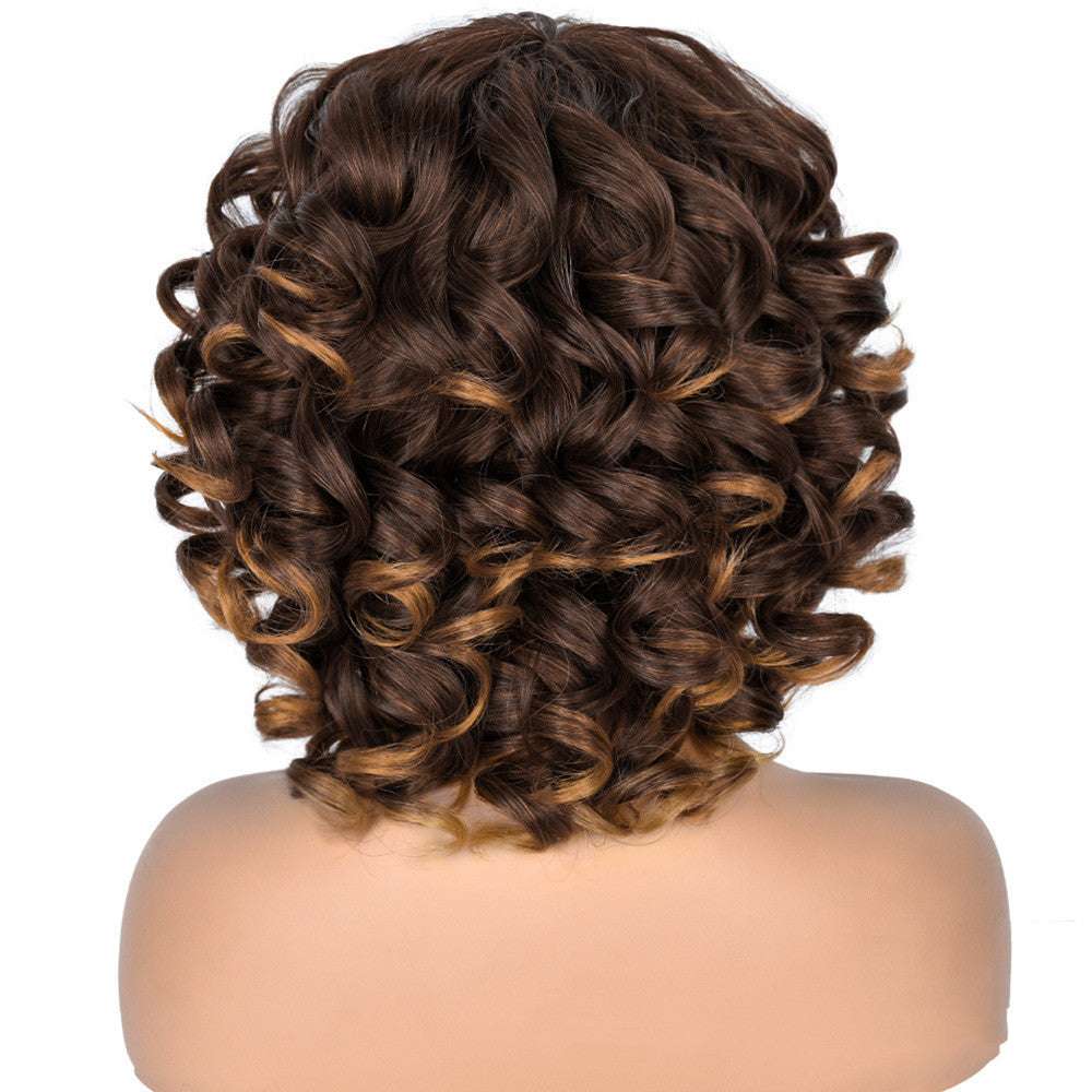 Women's Gradient Roman Volume Full Head Cover Wig
