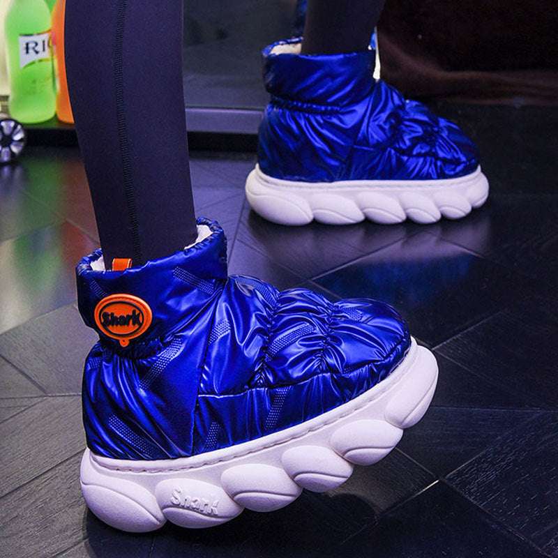 Winter Women Snow Boots Plush Warm Home Floor Down Shoes - globaltradeleader