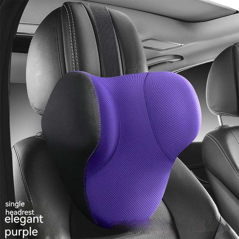 Memory Foam Three-dimensional Hydrophobic Lumbar Support Pillow Oil-proof Light Luxury Comfortable Breathable Car Automotive Headrest