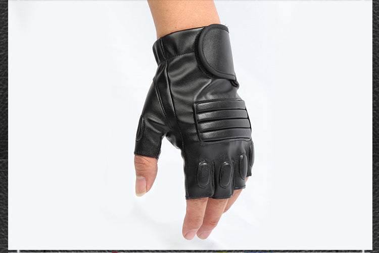 Men's Moto Cycling Half Finger Gloves