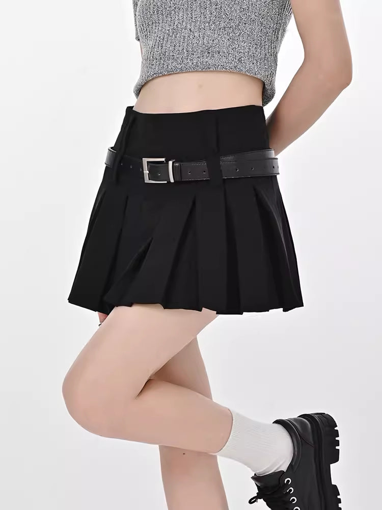 White Women's High Waist Slimming Skirt Short Skirt - globaltradeleader