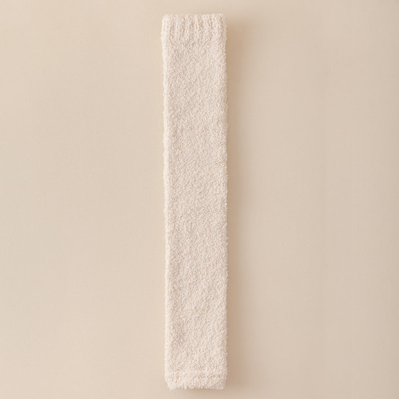 Winter Warm Plush Socks Women Dual-purpose Protection Heel And Knee Sock For Olds - globaltradeleader