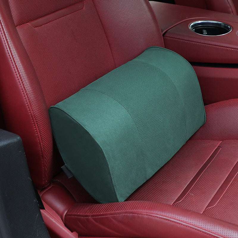Suede Car Memory Foam Waist Support