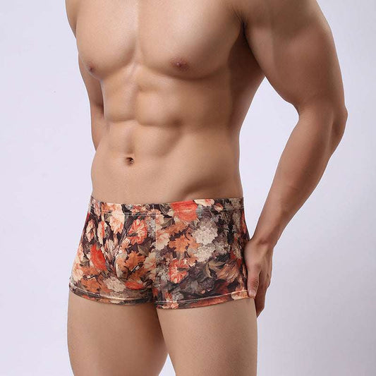 Men's Breathable Fashion Underwear Milk Screen