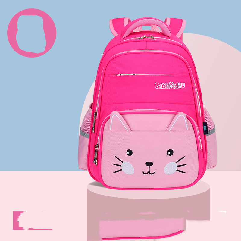 Cute Cartoon Shoulders Baby Lightweight Backpack Elementary School Schoolbag