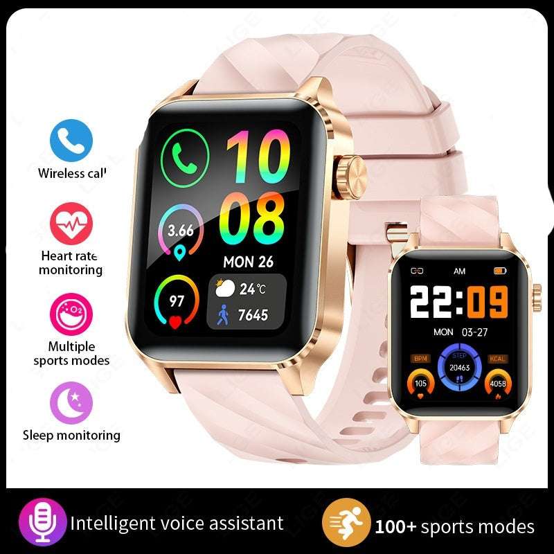 Bluetooth Calling Waterproof Health Monitoring Smart Watch - globaltradeleader