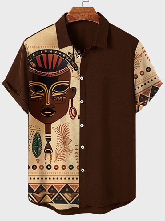 Summer Casual Printed Hawaiian Shirt Men's Vacation - globaltradeleader