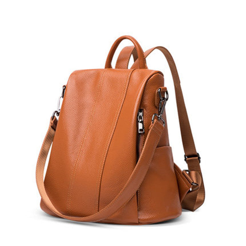 Fashion Backpack Genuine Leather Women - globaltradeleader