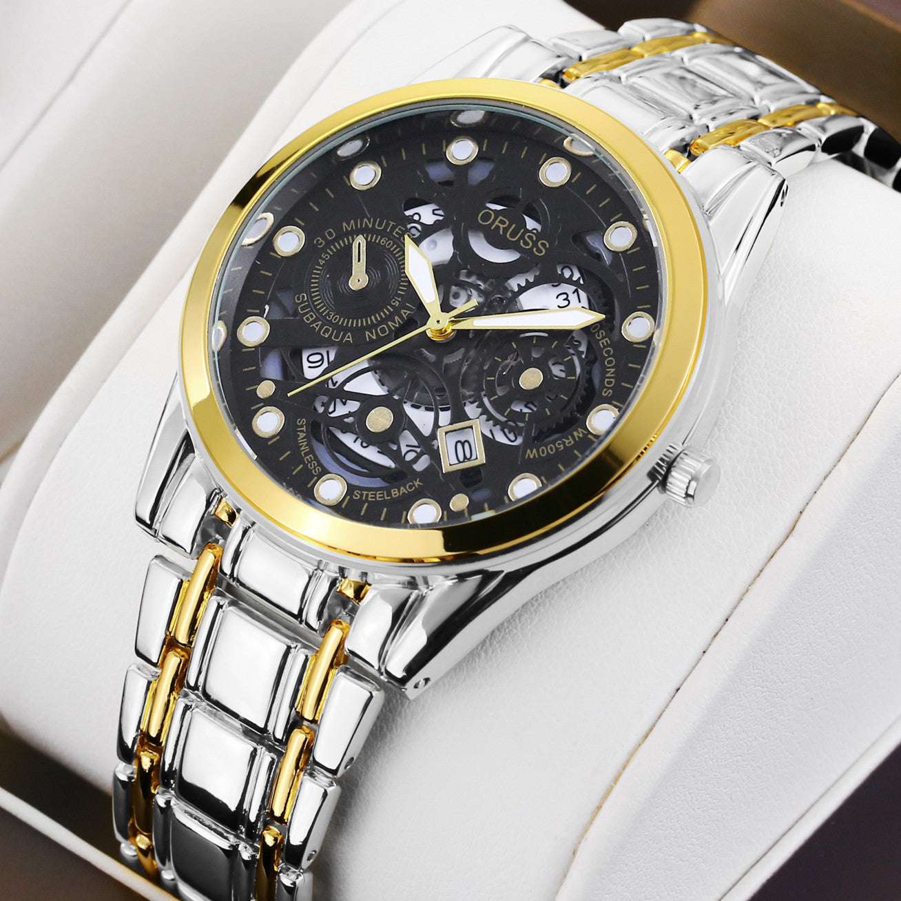 Quartz Watch Automatic Movement Hollow - globaltradeleader