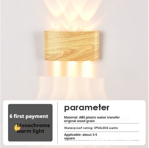 Bedside Lamp Personality Solid Wood Wall Lamp - globaltradeleader