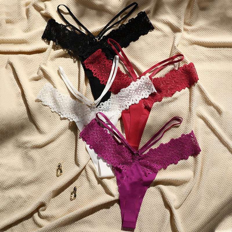 Lace Stitching Seamless Ice Silk Quick-drying Sports Underwear - globaltradeleader