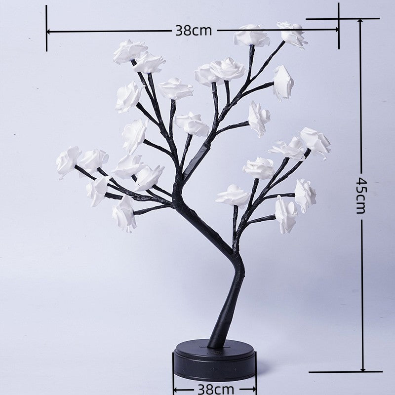 LED Rose Tree Light Christmas Tree Lamp - globaltradeleader