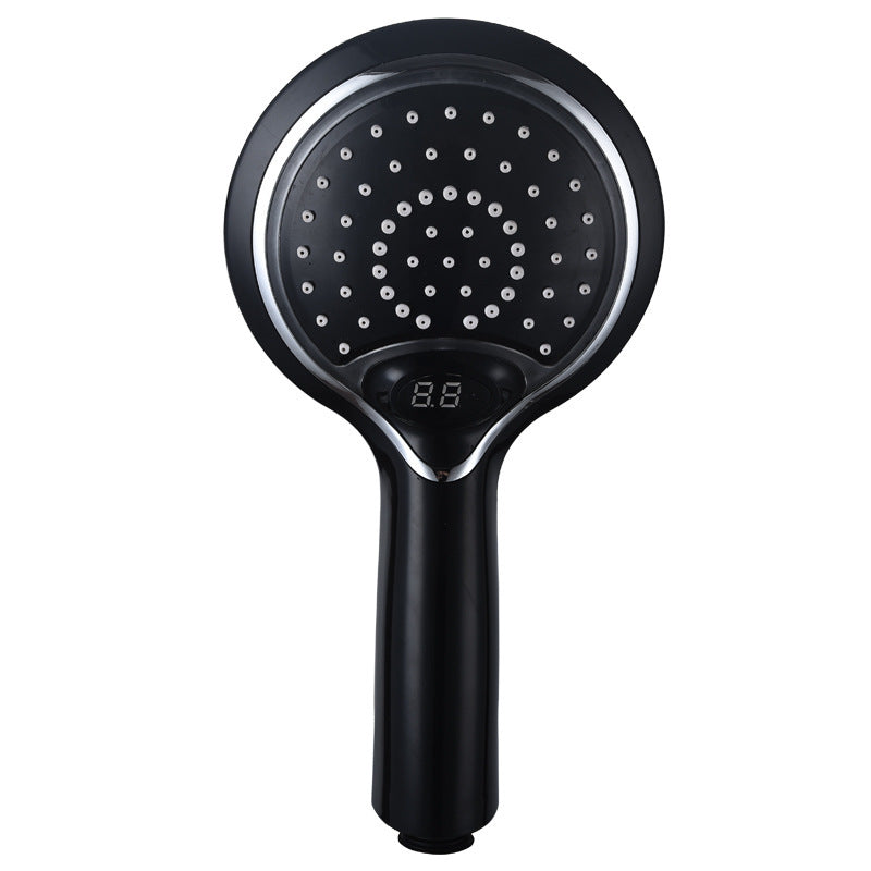 Temperature Display Three-Color Digital Display Shower Head - globaltradeleader