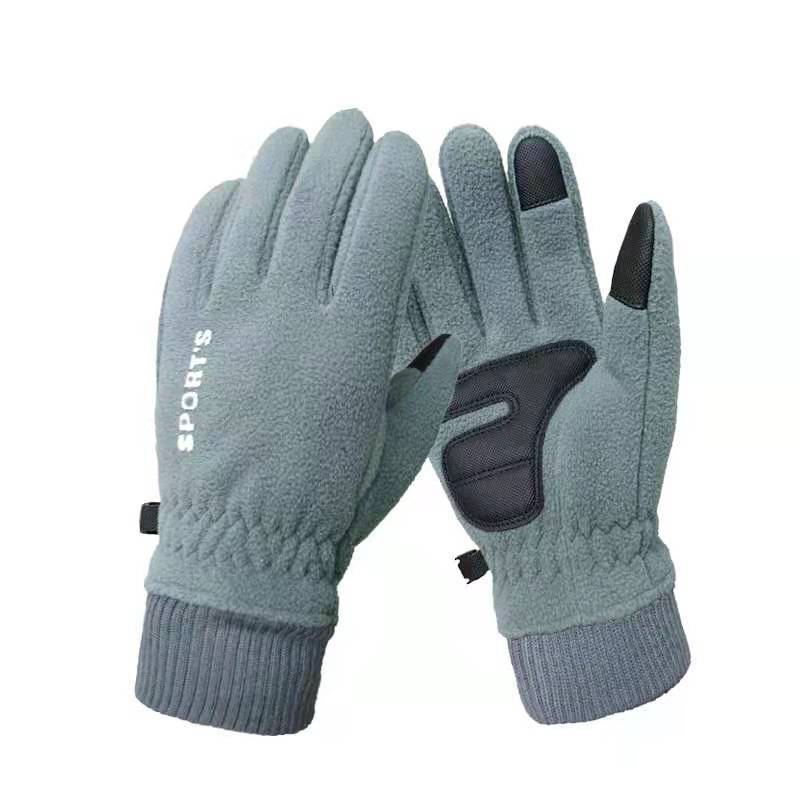 Men's Winter Polar Fleece Plus Fleece Warm Gloves - globaltradeleader