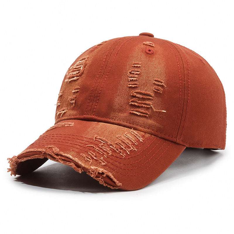 Street Hole Vintage Baseball Cap Men Do The Old Cowboy Washed - globaltradeleader