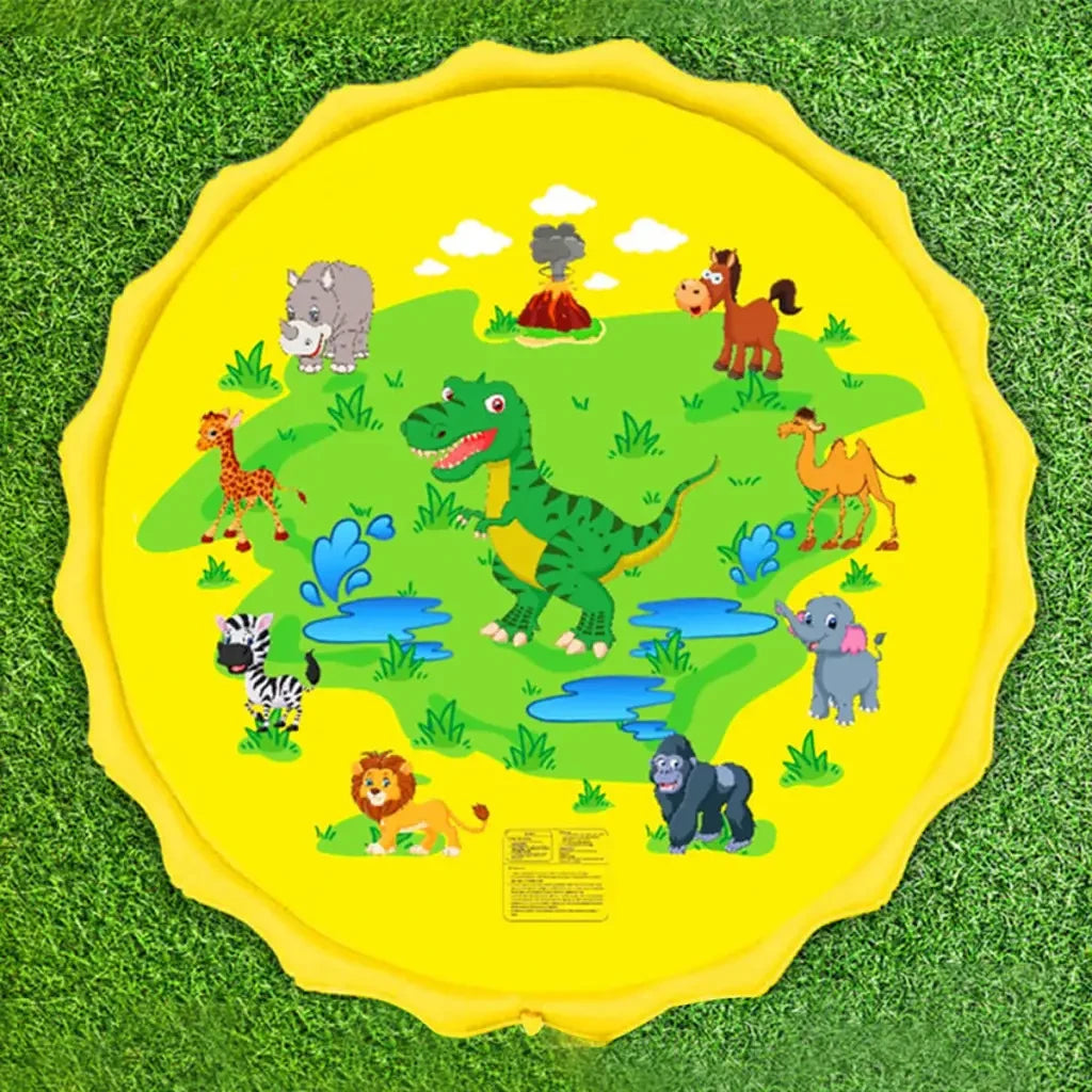 1.7m Thickened Water Spray Printed Pad for Children Lawn Play Mat