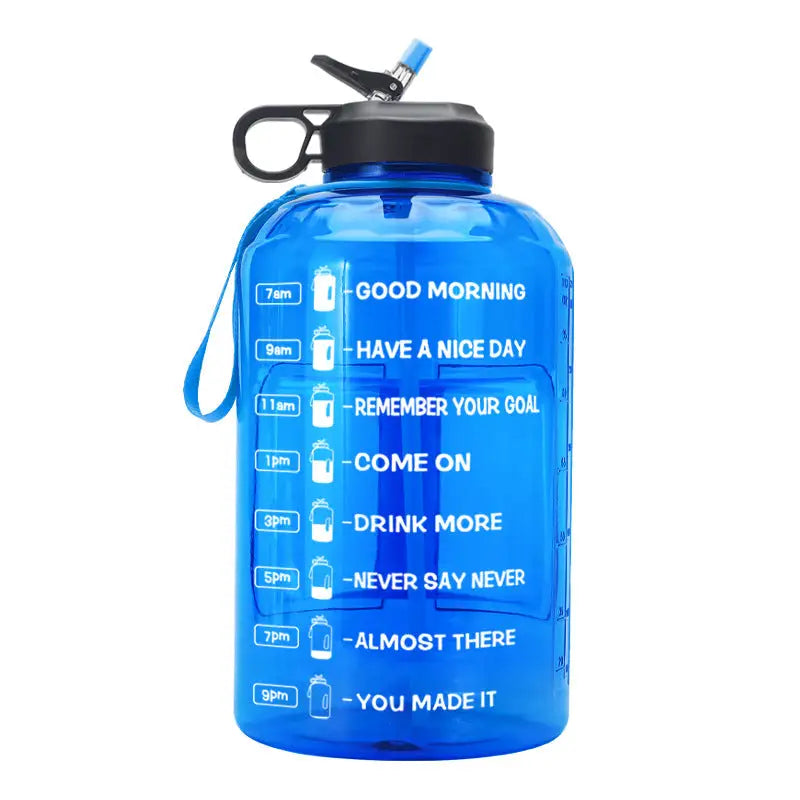 1 Gallon Plastic Large Capacity Sports Bottle