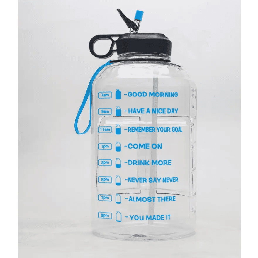 1 Gallon Plastic Large Capacity Sports Bottle