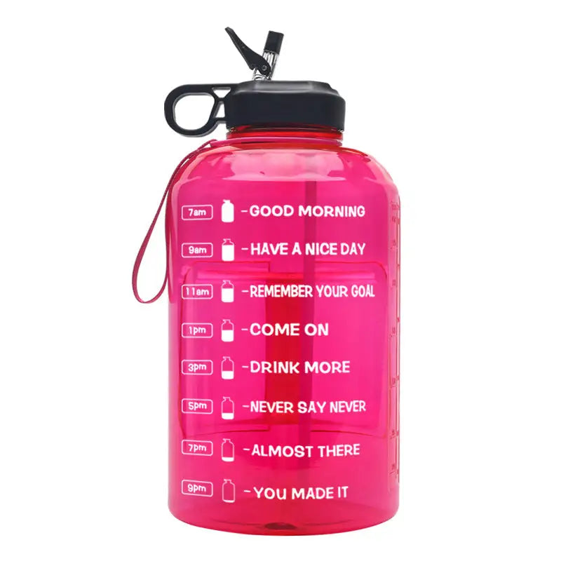 1 Gallon Plastic Large Capacity Sports Bottle