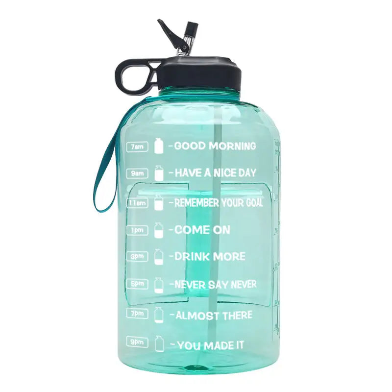 1 Gallon Plastic Large Capacity Sports Bottle