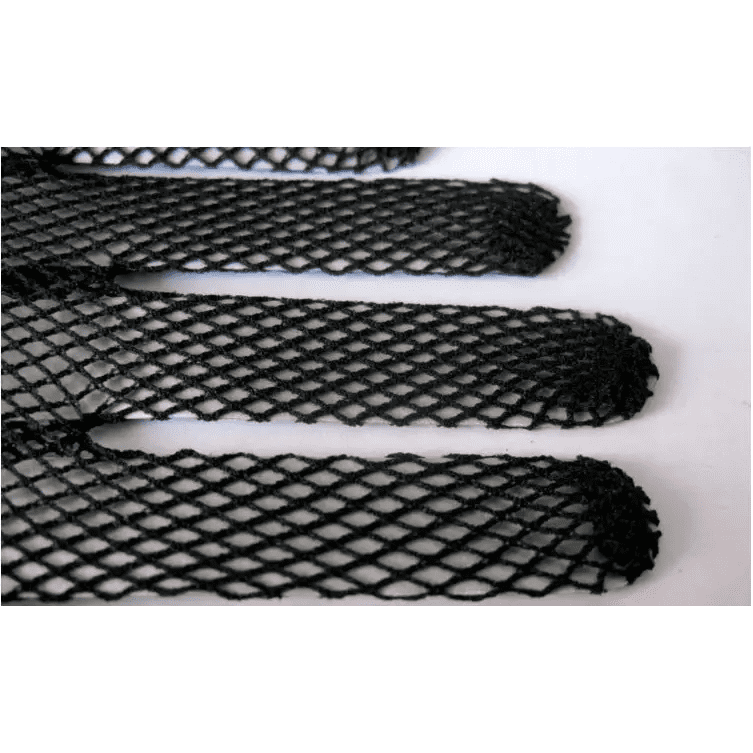 1 pair Knitted stretch mesh gloves