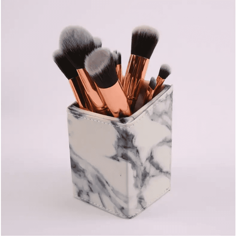 10 marble makeup brush sets, beauty tools, blush, eye shadow, face modification, 5 big 5 small explosions.