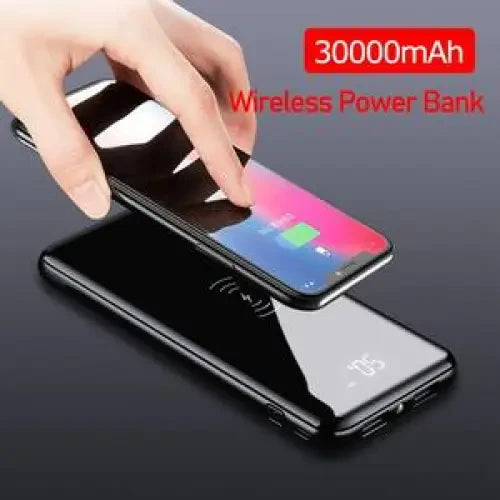 10000mAh Fast Charging 15W Wireless Charging Power Bank With Digital Display