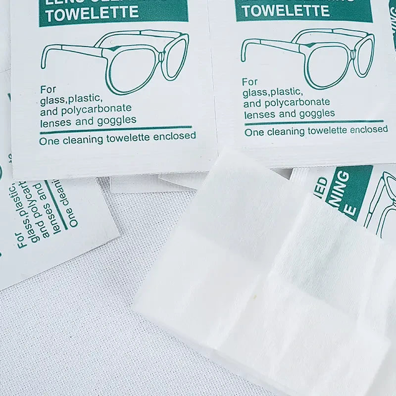 100pcs Quick-drying wipes for glasses