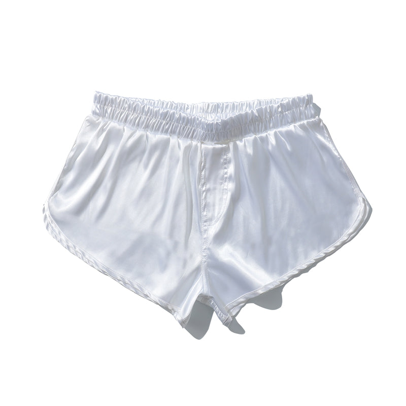 Pure color silk light home underwear