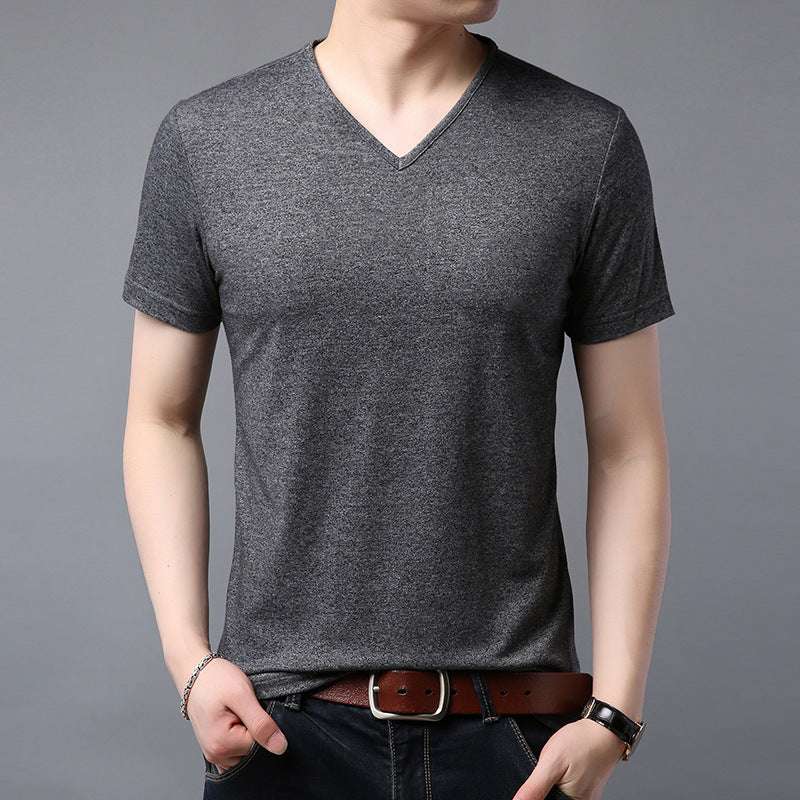 V-neck short sleeve T-shirt - globaltradeleader