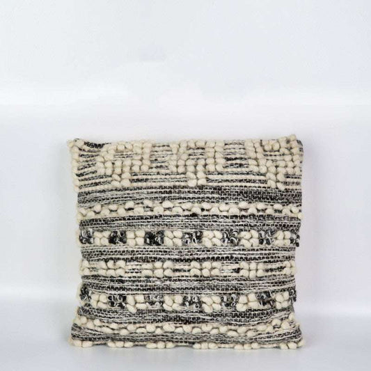 Office Simple Wool Tassel Cushion Pillowcase