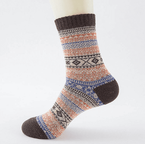 Winter Thick Warm Stripe Wool Socks Casual Sock Business Socks