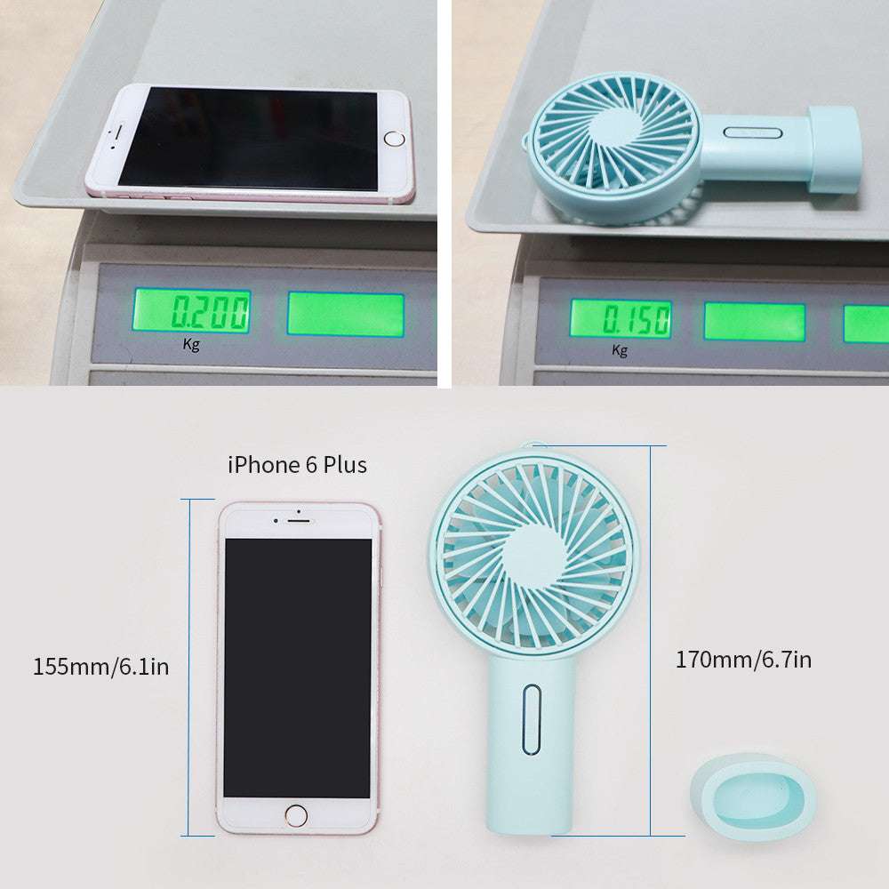 Portable handheld fan