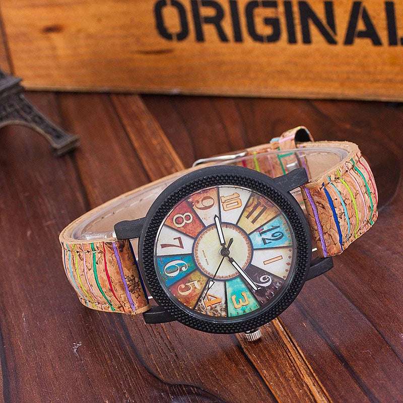 Casual Vintage Leather Women Quartz Wrist Watch Gift Clock - globaltradeleader