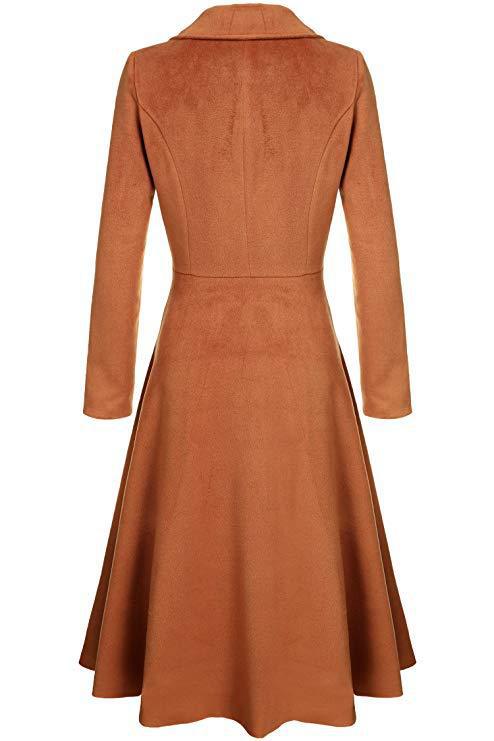 New Women's Woolen Coat Long-sleeved Fashion Casual Windbreaker Woolen Coat For Women