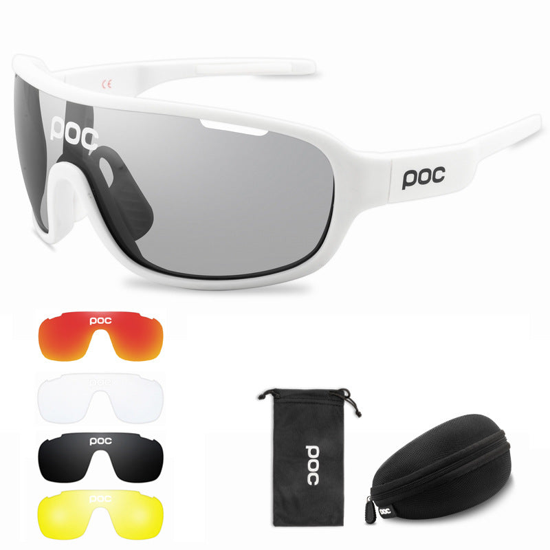 Polarized Color 5 Lens Set Full Frame Cycling Glasses