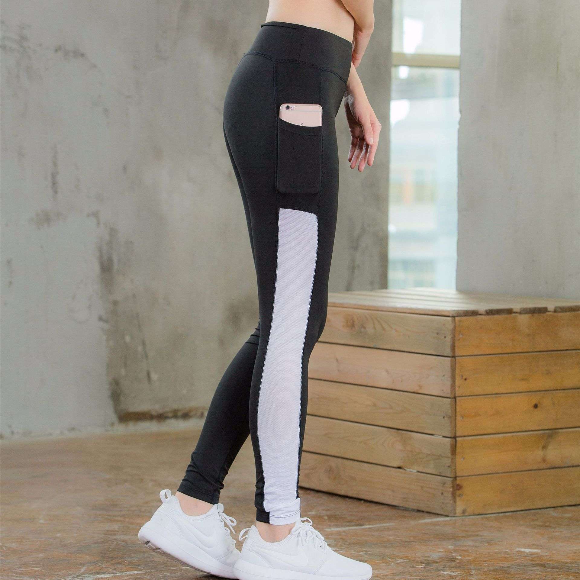 Women Yoga Pant With Pocket Tights Energy Seamless Sports Pants For Women High Waist Sport Leggings Fitness Running Pants Women - globaltradeleader