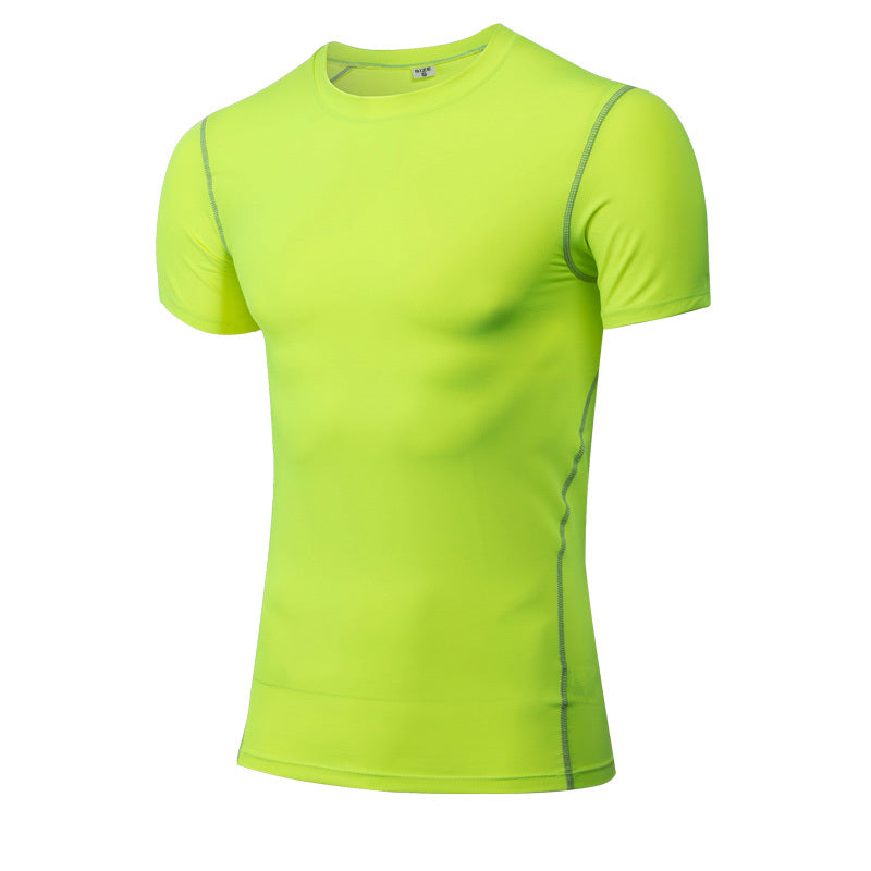 Solid color quick-drying bottoming short sleeve - globaltradeleader