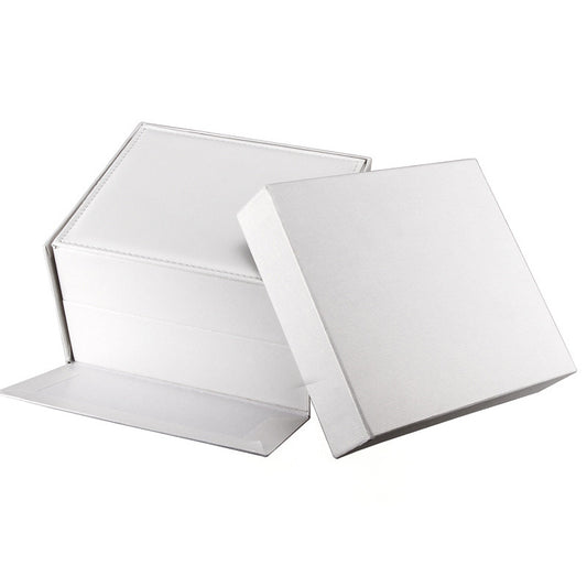 High-Grade PU Leather Flip Watch Storage Box - globaltradeleader