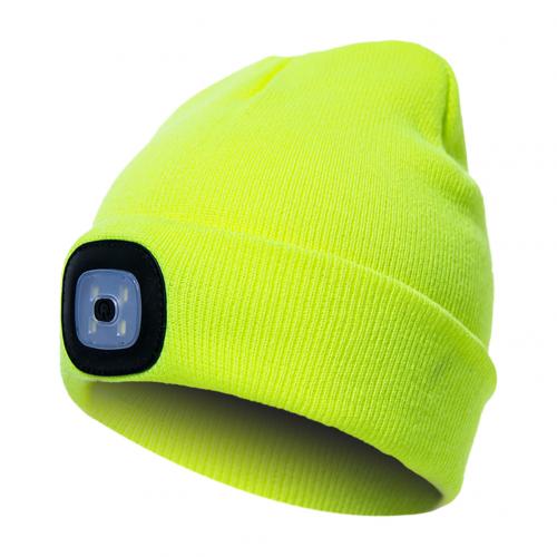 LED Knit Hat Button Cell Type Knitted Hat With Light Glowing