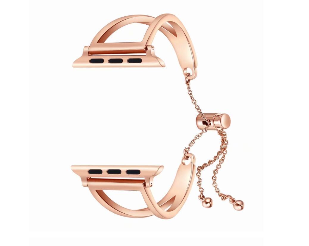 Compatible with Apple, Watch Bands Adjustable Stainless Steel Strap / iWatch series 3 2 1 (38mm/42mm) - globaltradeleader