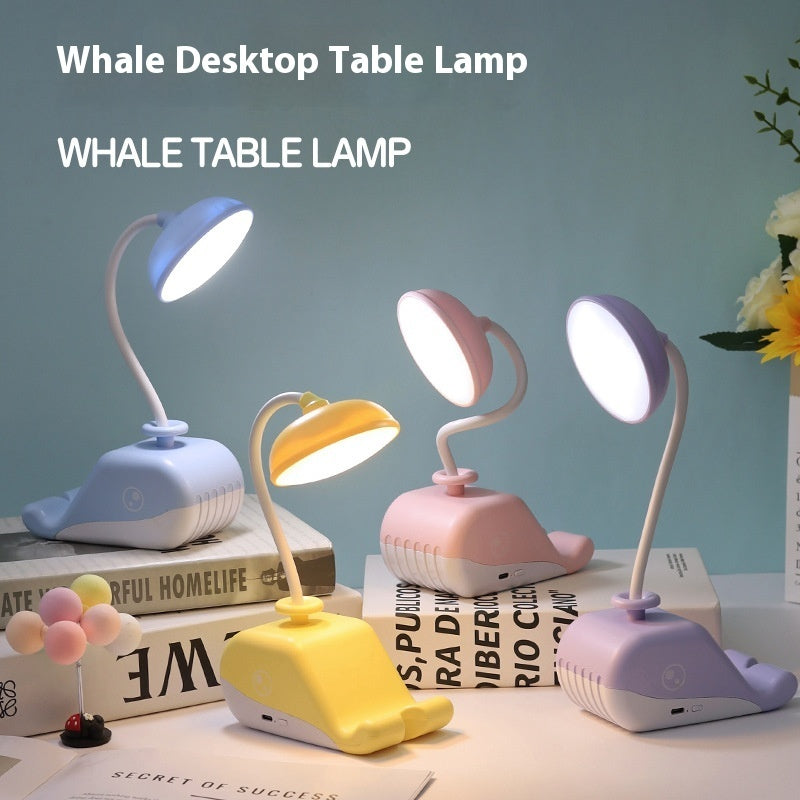 Whale Desktop Lamp USB Rechargeable - globaltradeleader