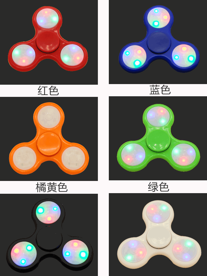 Fidget Spinner Led Lights Batteries Included