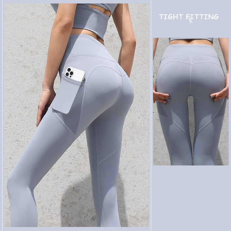 Gym Sport Seamless Leggings With Pockets Push Up High Waist Pants Women Fitness Running Yoga Pants Gym Sport Seamless Leggings - globaltradeleader