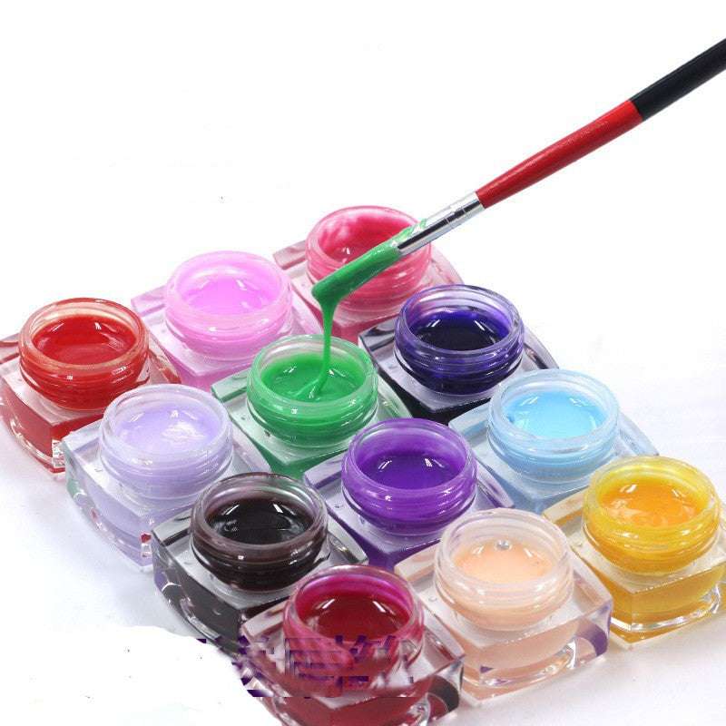 Special solid color phototherapy gel for nail phototherapy