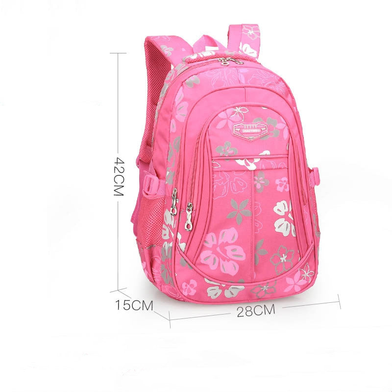 Lightweight schoolbag for girls