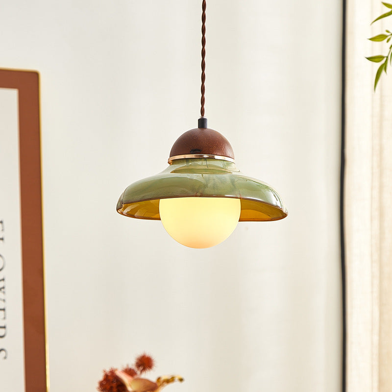 Ceramic Lamp Retro Dining Room Bedroom Bedside Small Droplight - globaltradeleader