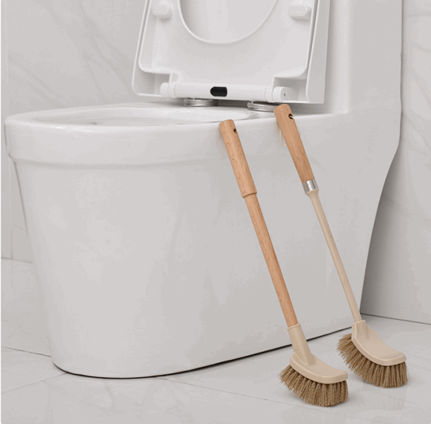 Wooden Household Handle Toilet Brush Cleaning Tools Bathroom Cleaning Brush Kitchen Floor Cleaner Brushes