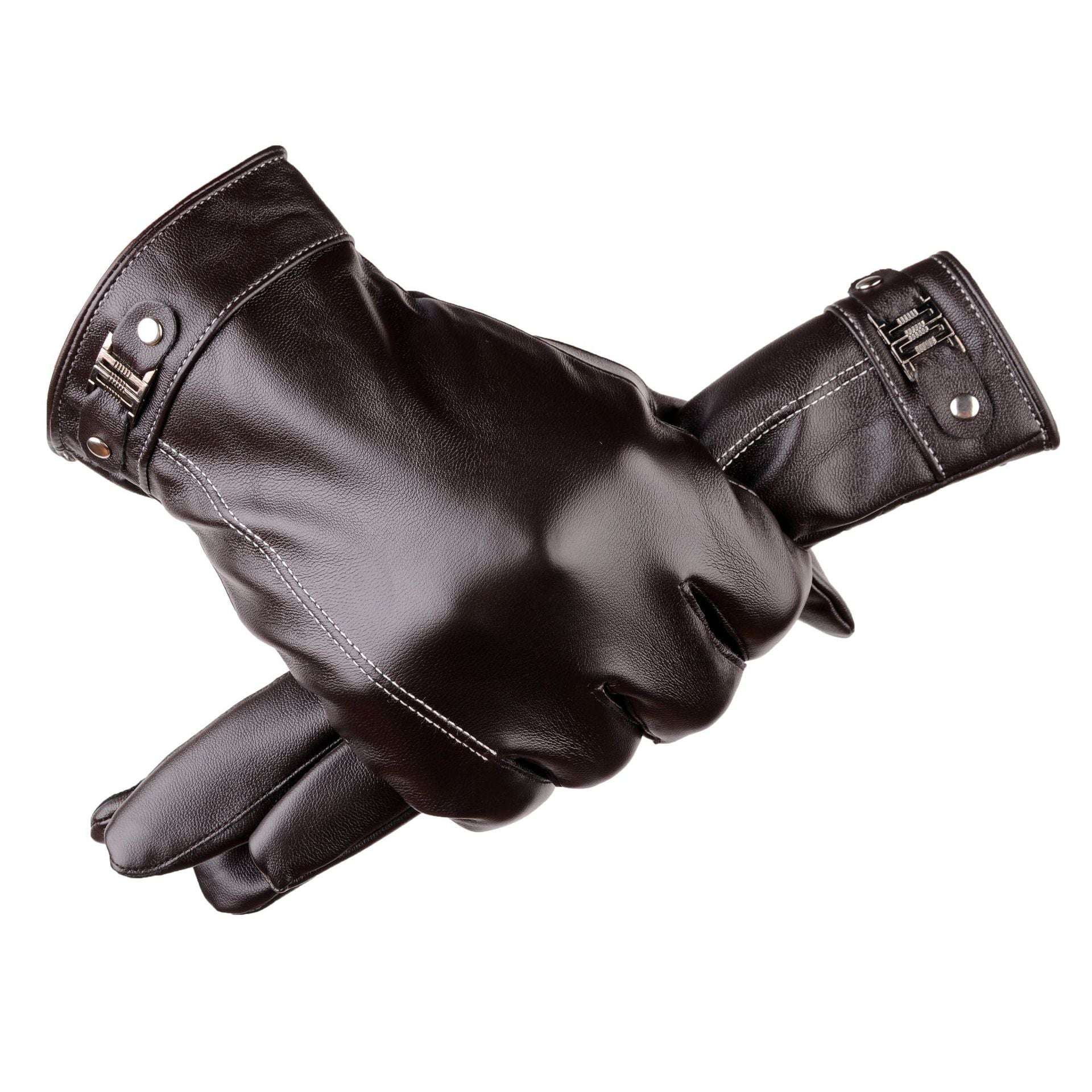 Men's Winter Outdoors Cycling Thickened Fleece-lined Warm Touch Screen Gloves - globaltradeleader