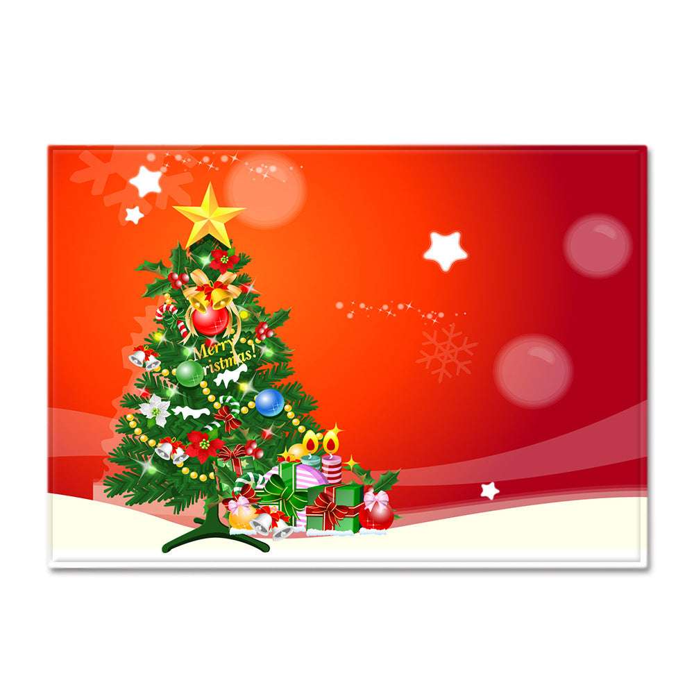 Christmas Living Room Floor Mat Bedroom Dining Room Carpet